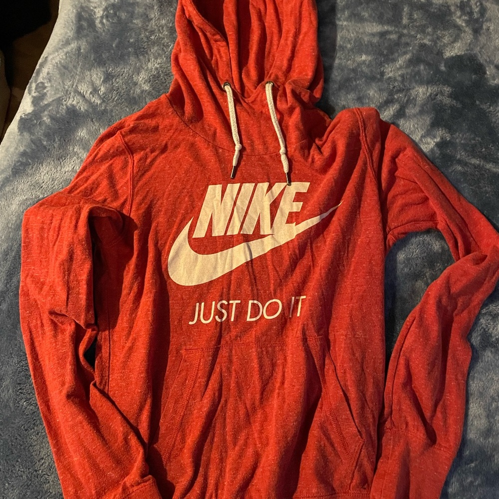 Nike Red Pullover Hoodie